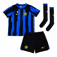 Camisa de time de futebol Inter Milan Alessandro Bastoni #95 Replicas 1º Equipamento Infantil 2023-24 Manga Curta (+ Calças curtas)